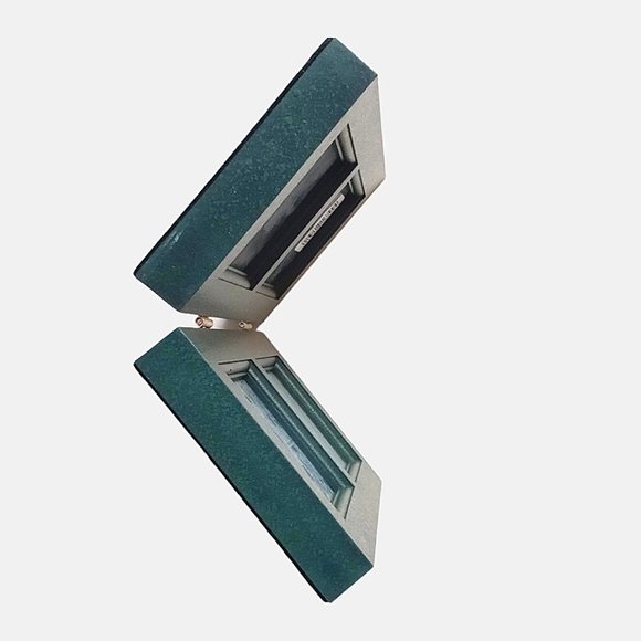 Vintage Burnes Dark Green Wooden Open Book Frame NWTs - Picture 9 of 9